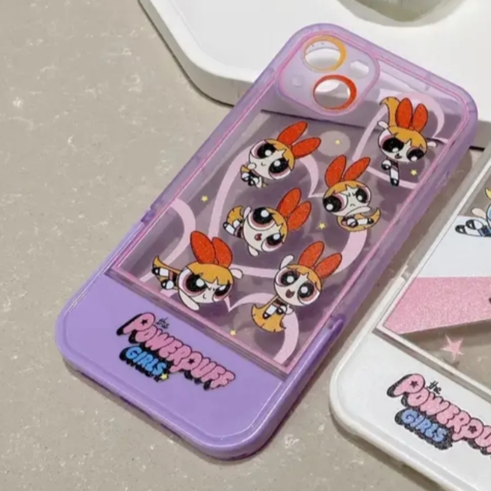 Brand new Apple IPhone 14Pro Max  Powerpuff Girls Silicone Phone w Stand